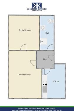 Foto - Etagenwohnung in Leipzig zur Miete