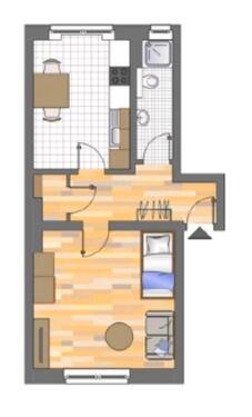 Foto - Apartment im begehrten Dortmunder Kreuzviertel – voll möbliert