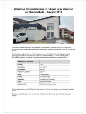 Foto - Zweifamilienhaus Erdgeschoss Keller in Albstadt Ebingen
