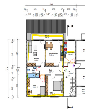 Foto - 3 ZKB-Wohnung im Erstbezug nach Renovierung mit Balkon
