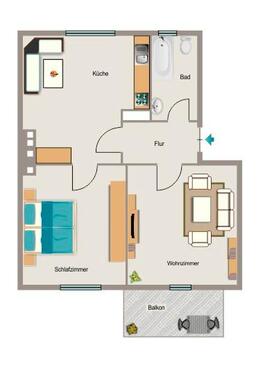 Foto - 2 Zimmer Etagenwohnung zur Miete in Essen