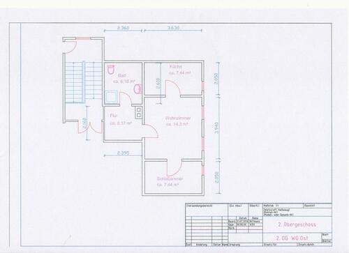 Foto - 1,5-Raum-Wohnung im Zentrum von Sonneberg, 40m², mit Einbauküche