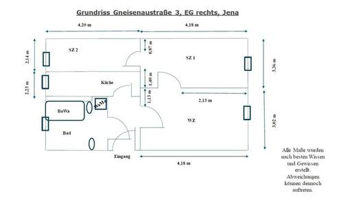 Foto - 3 Zimmer Etagenwohnung zur Miete in Jena
