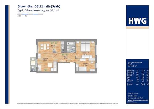 Foto - Etagenwohnung in Halle (Saale)