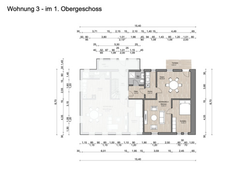 Foto - 2 Zimmer Etagenwohnung zur Miete in Haigerloch