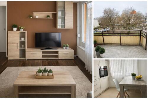 Foto - Komplett möblierte 2-Zimmer-Wohnung mit Balkon – sofort bezugsfertig