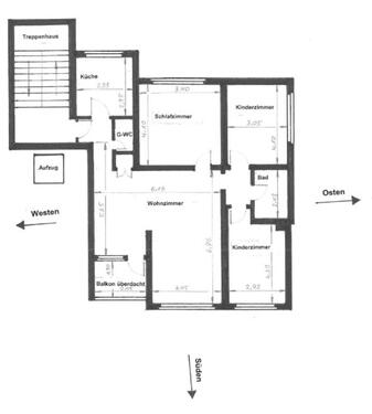 Foto - 4 Zimmer Etagenwohnung zur Miete in Oberhausen