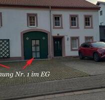 Single Wohnung im EG in Losheim OT Britten (ME1) - Losheim am See