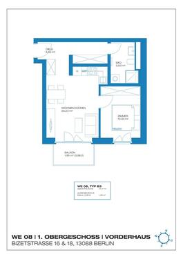 Foto - 2 Zimmer (Neubau)-Wohnung mit Balkon und amerikanischer Küche