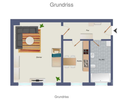 Foto - Sunny, Fully Furnished Studio Apartment in Westend