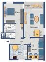 Foto - 3-Zi. Wohnung - 600,00&nbsp;EUR Kaltmiete, ca.&nbsp; 72,00&nbsp;m&sup2;