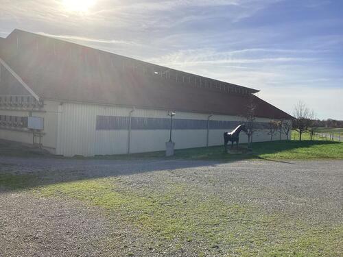 Foto - Lagerhalle, Halle mit Aufenthaltsraum und WC , Reithalle