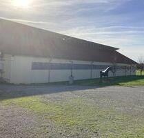 Lagerhalle, Halle mit Aufenthaltsraum und WC , Reithalle - Gerabronn