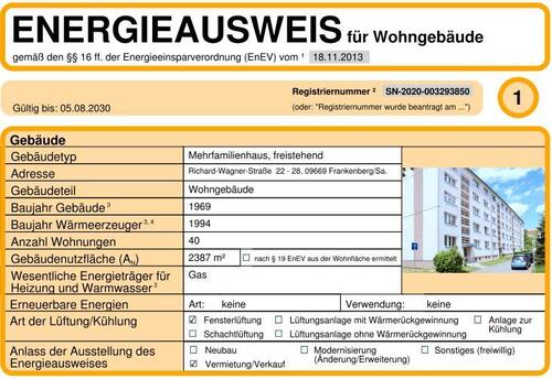 Foto - Etagenwohnung zur Miete in Frankenberg (Sachsen)
