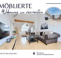 Vollmöblierte 2,5 Zimmer Wohnung mit Terrasse und Stellplatz - Duisburg Rheinhausen
