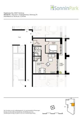 Foto - 2 Zimmer Etagenwohnung zur Miete in Hamburg