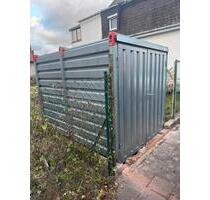 Motorrad Garage Container Lager - Messel