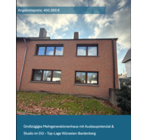 Großzügiges Mehrgenerationenhaus mit Ausbaupotenzial - Würselen