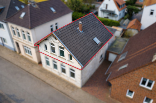 Foto - Charmante Dachgeschosswohnung mit 5 Zimmern und besonderem Altbauflair in Brake