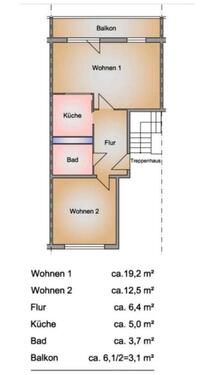 Foto - charmante 2-Zimmer-Wohnung + Erdgeschoss + Balkon + Spree