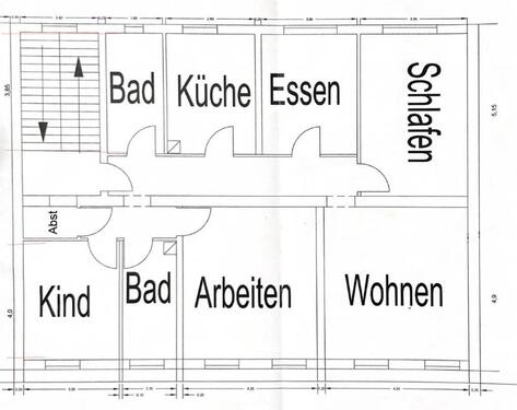 Foto - 120m² 5 Zimmer Wohnung Grenze WeststadtStadtmitte