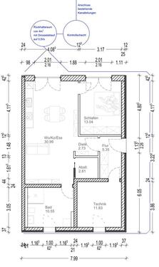 Foto - 2 Zimmer Wohnung mit Terasse - 790,00&nbsp;EUR Kaltmiete, ca.&nbsp; 70,00&nbsp;m&sup2;