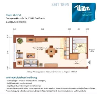 Foto - Nachmieter - 310,00&nbsp;EUR Kaltmiete, ca.&nbsp; 28,00&nbsp;m&sup2;