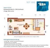 Nachmieter - 310,00&nbsp;EUR Kaltmiete, ca.&nbsp; 28,00&nbsp;m&sup2; in Greifswald (PLZ: 17493) Eldena