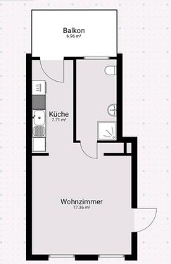 Foto - 1 Zimmer Etagenwohnung zur Miete in Geisa