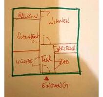 Wohnung zu verkaufen - 210.000,00&nbsp;EUR Kaufpreis, ca.&nbsp; 63,00&nbsp;m&sup2; in Frankfurt am Main (PLZ: 60439) Nord-West