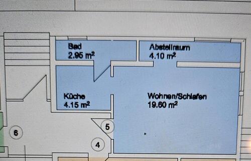 Foto - Wohnung zu vermieten - 470,00&nbsp;EUR Kaltmiete, ca.&nbsp; 32,00&nbsp;m&sup2;