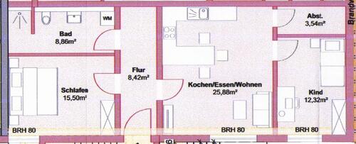 Foto - 3 Zimmer Erdgeschoßwohnung zur Miete in Wetzlar