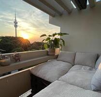 Exklusive 2-Zimmer-Penthouse Wohnung Alpen und Olympiaturmblick - München Am Riesenfeld