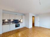 Foto - Große Dachgeschosswohnung mit Einbauküche