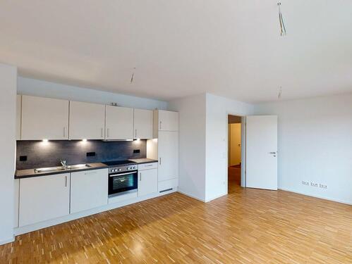 Foto - Große Dachgeschosswohnung mit Einbauküche