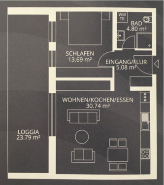 Foto - 2 Zimmer Etagenwohnung in Passau