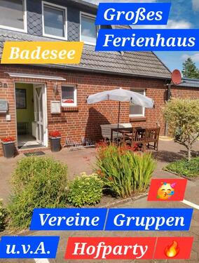Foto - Großes Ferienhaus Heide Park Soltau,Badesee,Vereine,Gruppen,Spaß