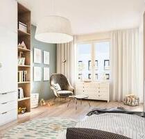 München Trudering 1-Zimmer Wohnung 30 m2 4.OG Neubau Erstbezug 2024 Vermietung