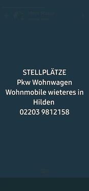 Foto - Stellplatz Für PKW WOHNWAGEN WOHNMOBILE u Weiteres Hilden