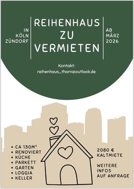 Foto - Reihenhaus zu vermieten Köln-Zündorf