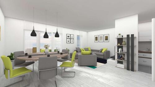 Foto - WOW großzügige, helle und freundliche 4 Zi. Neubau Whg. mit Balkon und EBK Bieber Nord