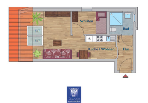 Foto - 2 Zimmer Etagenwohnung zur Miete in Arnsdorf