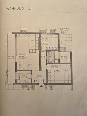 Foto - Modernisierte 3 ZKB WG mit 2 Balkonen & neuer Küche in SP Süd