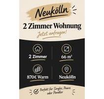 2 Zimmer Wohnung 66 m2 Neukölln - Berlin