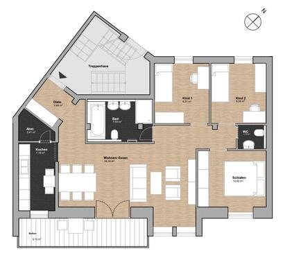 Foto - Tolle 4-Zimmer Wohnung in idealer Lage zu vermieten!