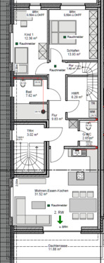 Foto - Erstbezug! Hochwertige 3-Zimmer-Neubauwohnung mit großem Studio