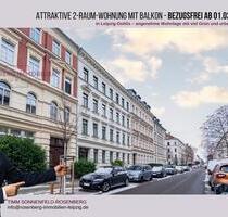 *frei werdend* Attraktive 2-Raumwohnung mit Balkon in beliebter Lage! - Leipzig Mitte