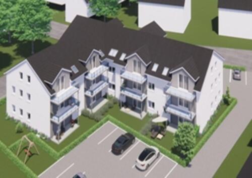 Foto - 2 Zimmer Neubauwohnung, Terrasse, Garten, EBK, Parkplatz