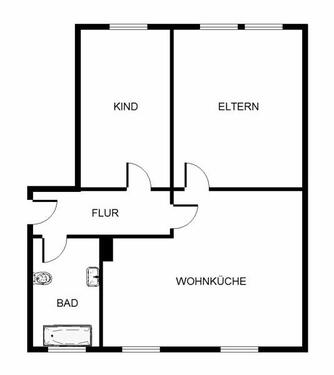 Foto - 2 Zimmer Etagenwohnung zur Miete in Gelsenkirchen