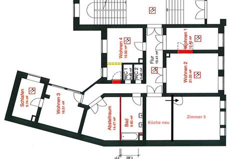 Foto - Etagenwohnung zur Miete in Halle (Saale)